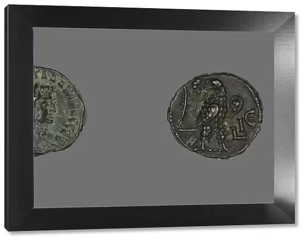 Tetradrachm (Coin) Portraying Emperor Gallienus, 267-268. Creator: Unknown