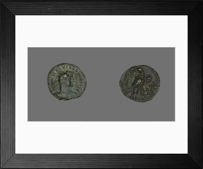 Framed Print : Tetradrachm (Coin) Portraying Emperor Gallienus, 267-268. Creator: Unknown Framed Print : Tetradrachm (Coin) Portraying Emperor Gallienus, 267-268. Creator: Unknown