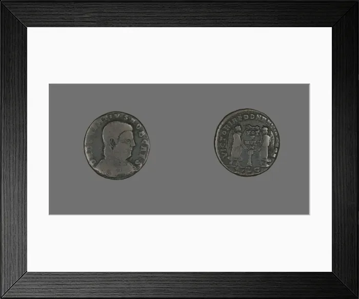 Framed Print : Coin Portraying Emperor Decentius, 351-353. Creator: Unknown Framed Print : Coin Portraying Emperor Decentius, 351-353. Creator: Unknown