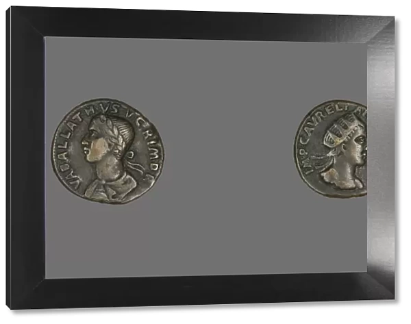 Coin Portraying King Vabalathus, 270-275. Creator: Unknown