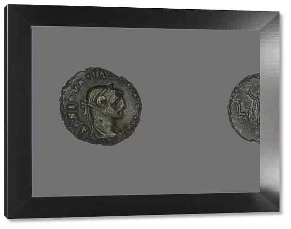 Coin Portraying Emperor Maximianus, 287-288. Creator: Unknown