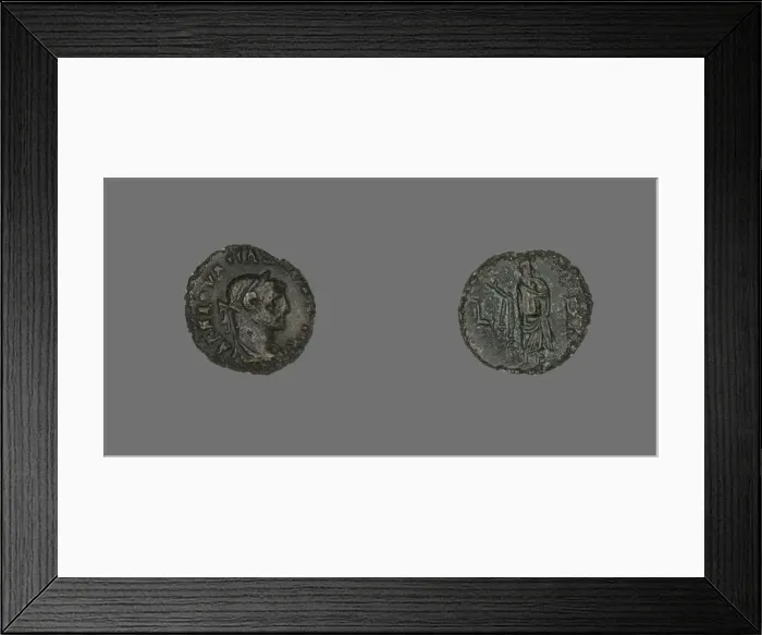 Framed Print : Coin Portraying Emperor Maximianus, 287-288. Creator: Unknown Framed Print : Coin Portraying Emperor Maximianus, 287-288. Creator: Unknown