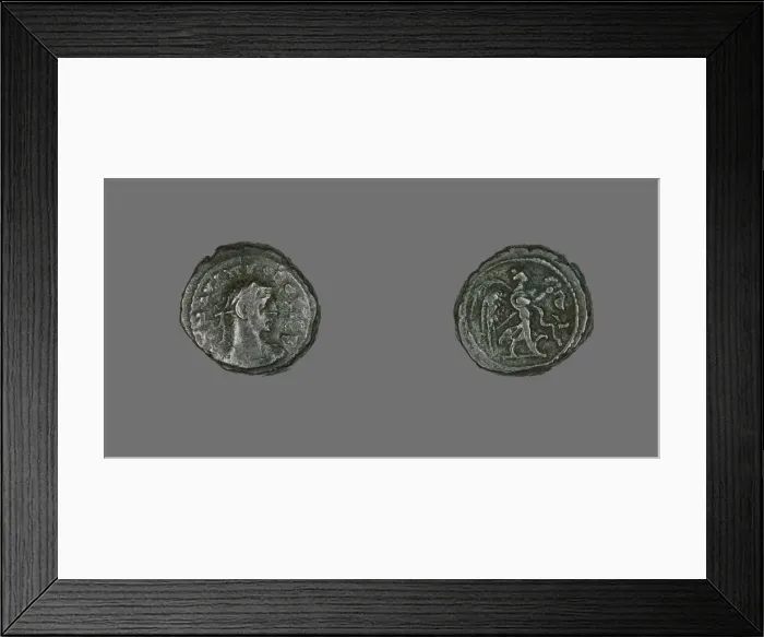 Framed Print : Tetradrachm (Coin) Portraying Emperor Probus, 279-280. Creator: Unknown Framed Print : Tetradrachm (Coin) Portraying Emperor Probus, 279-280. Creator: Unknown
