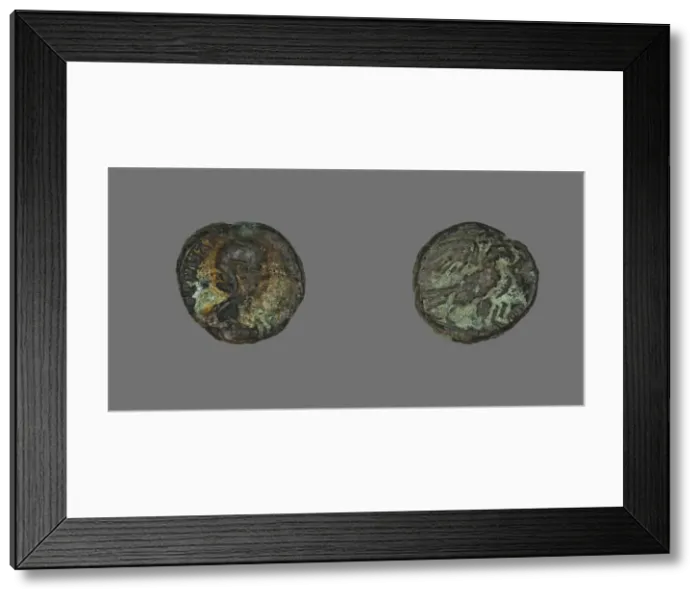 Framed Print : Tetradrachm (Coin) Portraying Empress Salonina, 267-268. Creator: Unknown Framed Print : Tetradrachm (Coin) Portraying Empress Salonina, 267-268. Creator: Unknown