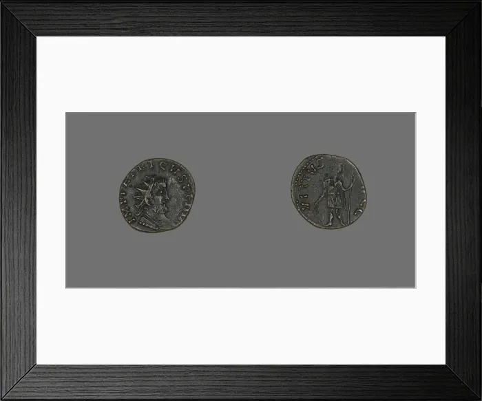 Framed Print : Coin Portraying Emperor Tetricus I, 268. Creator: Unknown Framed Print : Coin Portraying Emperor Tetricus I, 268. Creator: Unknown