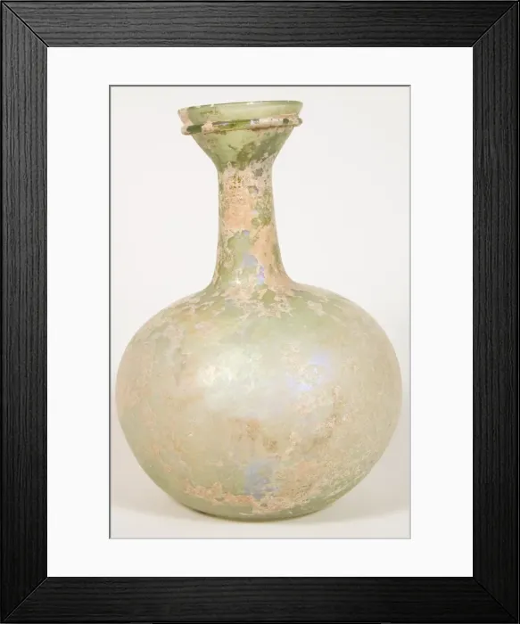 Framed Print : Flask, 4th century. Creator: Unknown Framed Print : Flask, 4th century. Creator: Unknown