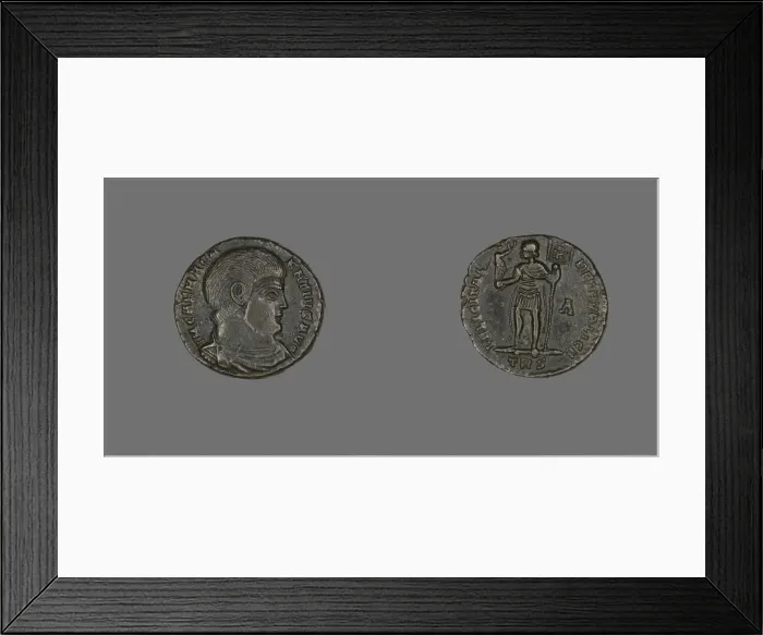 Framed Print : Coin Portraying Emperor Magnentius, 350-351. Creator: Unknown Framed Print : Coin Portraying Emperor Magnentius, 350-351. Creator: Unknown