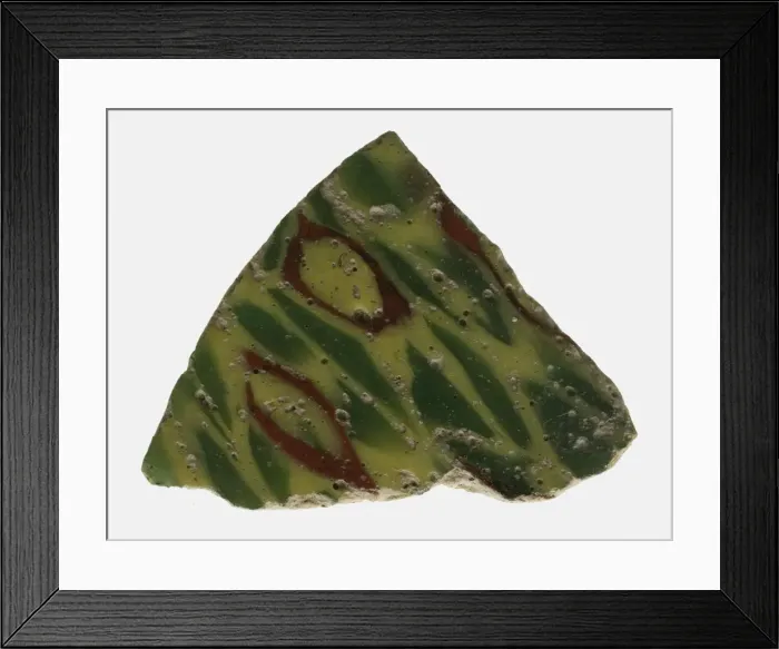 Framed Print : Fragment of a Plate, 1st century BCE-1st century CE. Creator: Unknown Framed Print : Fragment of a Plate, 1st century BCE-1st century CE. Creator: Unknown