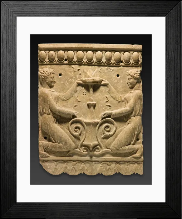 Framed Print : Relief Plaque, Early 1st century. Creator: Unknown Framed Print : Relief Plaque, Early 1st century. Creator: Unknown