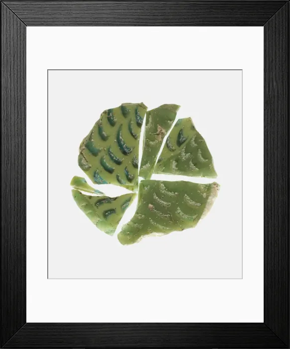 Framed Print : Fragments of a Revetment Depicting Fish Scales, 1st century BCE-1st century CE Framed Print : Fragments of a Revetment Depicting Fish Scales, 1st century BCE-1st century CE