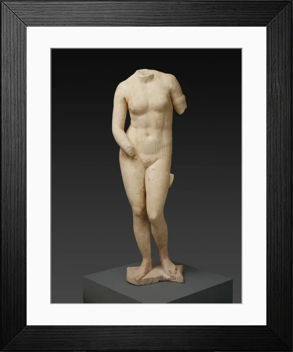 Framed Print : Statue of the Aphrodite of Knidos, 2nd century. Creator: Unknown Framed Print : Statue of the Aphrodite of Knidos, 2nd century. Creator: Unknown
