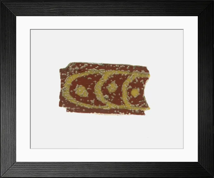 Framed Print : Fragment of an Inlay, 1st century BCE-1st century CE. Creator: Unknown Framed Print : Fragment of an Inlay, 1st century BCE-1st century CE. Creator: Unknown