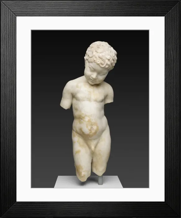 Framed Print : Statue of a Young Boy, 1st century. Creator: Unknown Framed Print : Statue of a Young Boy, 1st century. Creator: Unknown