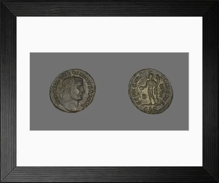 Framed Print : As (Coin) Portraying Emperor Licinius, 308-310. Creator: Unknown Framed Print : As (Coin) Portraying Emperor Licinius, 308-310. Creator: Unknown