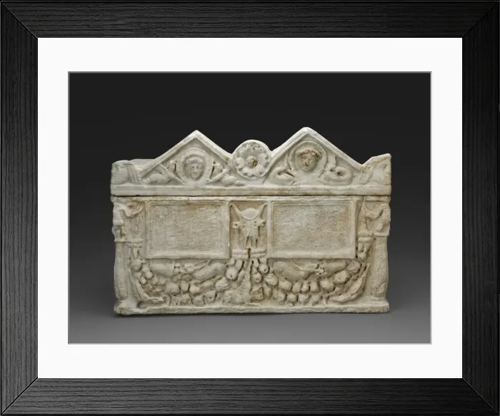Framed Print : Cinerary Urn, Late 1st-early 2nd century. Creator: Unknown Framed Print : Cinerary Urn, Late 1st-early 2nd century. Creator: Unknown