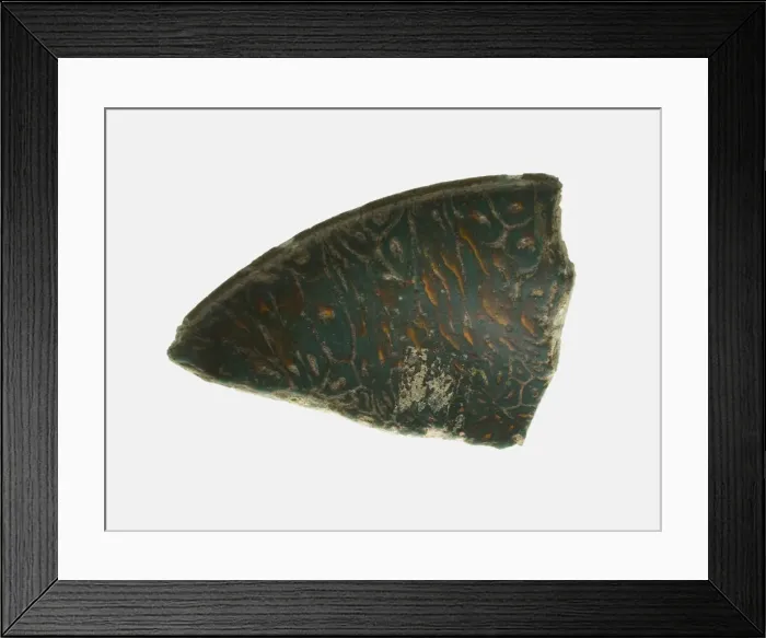 Framed Print : Fragment of a Bowl, 1st century BCE-1st century CE. Creator: Unknown Framed Print : Fragment of a Bowl, 1st century BCE-1st century CE. Creator: Unknown