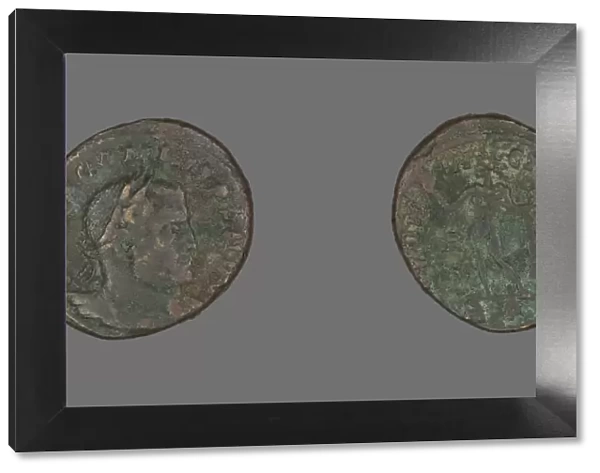 Follis (Coin) Portraying Emperor Licinius, 314-315. Creator: Unknown