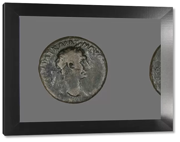 As (Coin) Portraying Emperor Trajan, 98-100. Creator: Unknown
