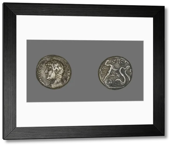 Framed Print : Tetradrachm (Coin) Portraying Emperor Hadrian, 136-137. Creator: Unknown Framed Print : Tetradrachm (Coin) Portraying Emperor Hadrian, 136-137. Creator: Unknown