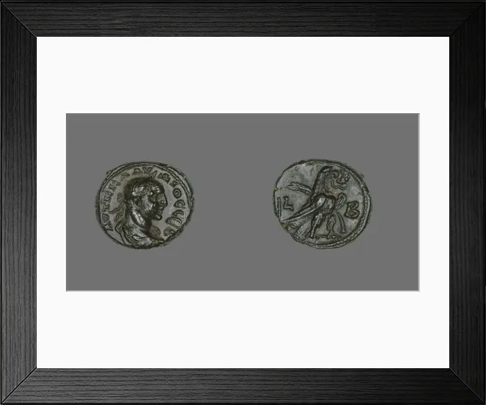 Framed Print : Coin Portraying Emperor Claudius II Gothicus, 268-270. Creator: Unknown Framed Print : Coin Portraying Emperor Claudius II Gothicus, 268-270. Creator: Unknown