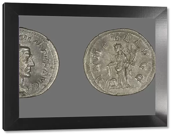 Antoninianus (Coin) Portraying King Philip I, 244-247. Creator: Unknown