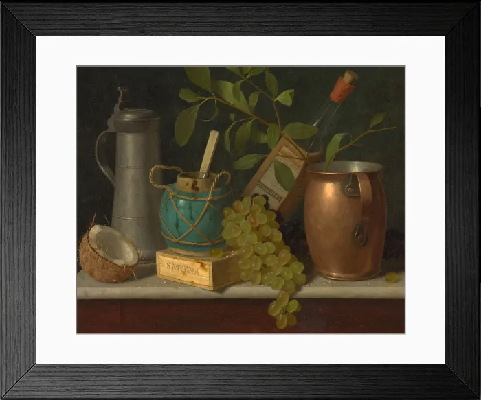 Framed Print : Just Dessert, 1891. Creator: William Michael Harnett Framed Print : Just Dessert, 1891. Creator: William Michael Harnett