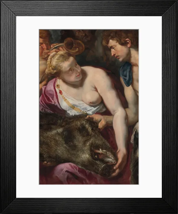 Framed Print : Atalanta and Meleager, ca. 1616. Creator: Peter Paul Rubens Framed Print : Atalanta and Meleager, ca. 1616. Creator: Peter Paul Rubens