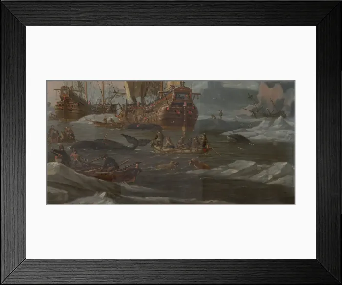 Framed Print : The Dutch Whaling Fleet, 1690 / 1700. Creator: Abraham Storck Framed Print : The Dutch Whaling Fleet, 1690 / 1700. Creator: Abraham Storck