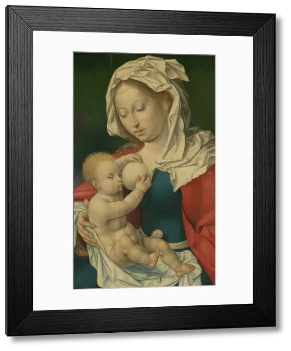 Framed Print : Holy Family, 1520 / 30. Creator: Workshop of Joos van Cleve Framed Print : Holy Family, 1520 / 30. Creator: Workshop of Joos van Cleve