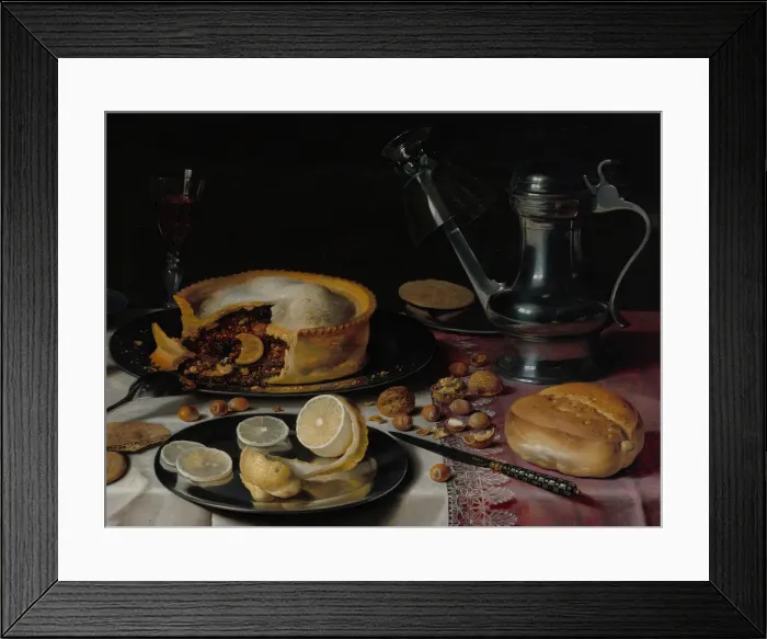 Framed Print : Still Life, about 1625. Creator: Pieter Claesz Framed Print : Still Life, about 1625. Creator: Pieter Claesz