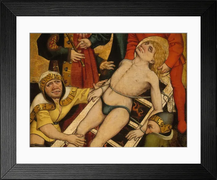 Framed Print : The Martyrdom of Saint Lawrence; (reverse) Giving Drink to the Thirsty Framed Print : The Martyrdom of Saint Lawrence; (reverse) Giving Drink to the Thirsty