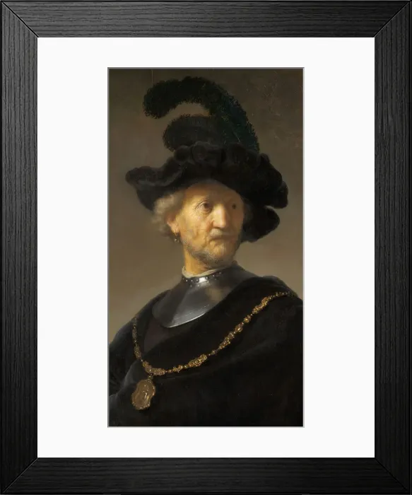 Framed Print : Old Man with a Gold Chain, 1631. Creator: Rembrandt Harmensz van Rijn Framed Print : Old Man with a Gold Chain, 1631. Creator: Rembrandt Harmensz van Rijn