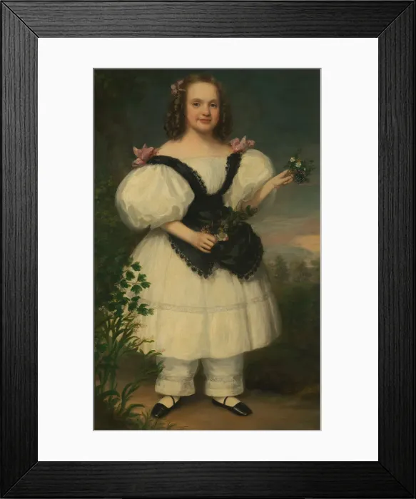 Framed Print : Harriet White, 1835 / 40. Creators: Samuel Lovett Waldo, William Jewett Framed Print : Harriet White, 1835 / 40. Creators: Samuel Lovett Waldo, William Jewett