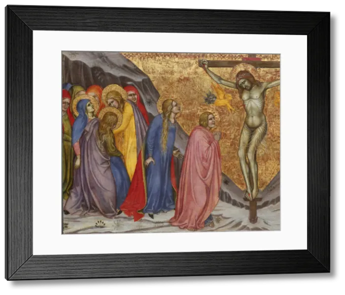 Framed Print : The Crucifixion, 1401 / 04. Creator: Taddeo di Bartolo Framed Print : The Crucifixion, 1401 / 04. Creator: Taddeo di Bartolo