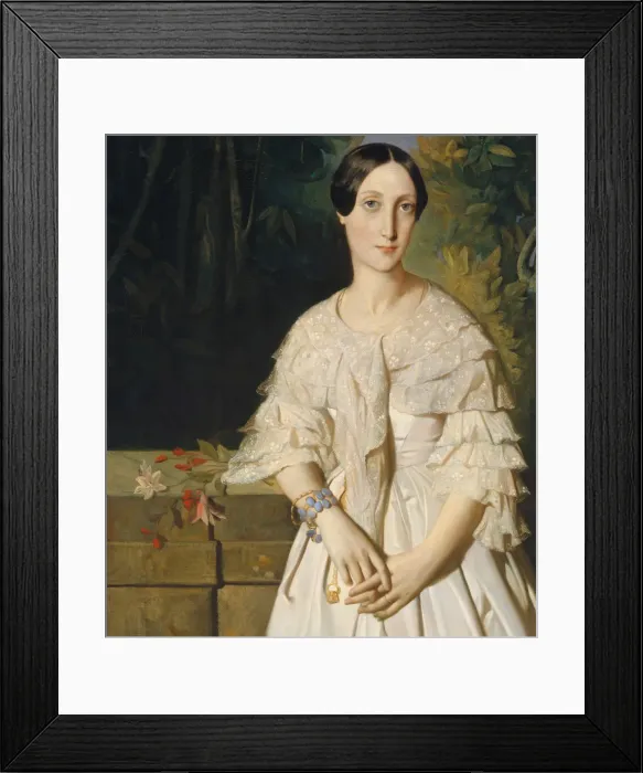 Framed Print : Comtesse de La Tour-Maubourg (Marie-Louise-Charlotte-Gabrielle Thomas de Pange... 1841 Framed Print : Comtesse de La Tour-Maubourg (Marie-Louise-Charlotte-Gabrielle Thomas de Pange... 1841
