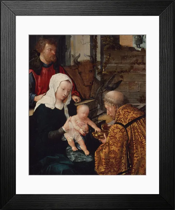 Framed Print : The Adoration of the Magi, 1515 / 25. Creator: Workshop of Cornelis Engebrechtsz Framed Print : The Adoration of the Magi, 1515 / 25. Creator: Workshop of Cornelis Engebrechtsz