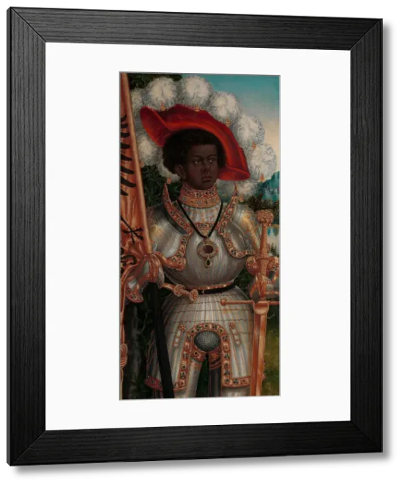 Framed Print : Saint Maurice, ca. 1520-25. Creator: Lucas Cranach the Elder Framed Print : Saint Maurice, ca. 1520-25. Creator: Lucas Cranach the Elder
