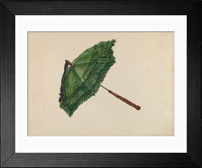 Framed Print : Sunshade, 1935 / 1942. Creator: Christabel Scrymser Framed Print : Sunshade, 1935 / 1942. Creator: Christabel Scrymser