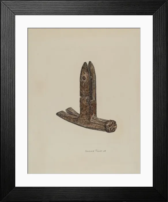 Framed Print : Hammer Head, 1938. Creator: Clarence Secor Framed Print : Hammer Head, 1938. Creator: Clarence Secor
