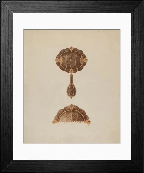 Framed Print : Brooch, c. 1936. Creator: Bertha Semple Framed Print : Brooch, c. 1936. Creator: Bertha Semple