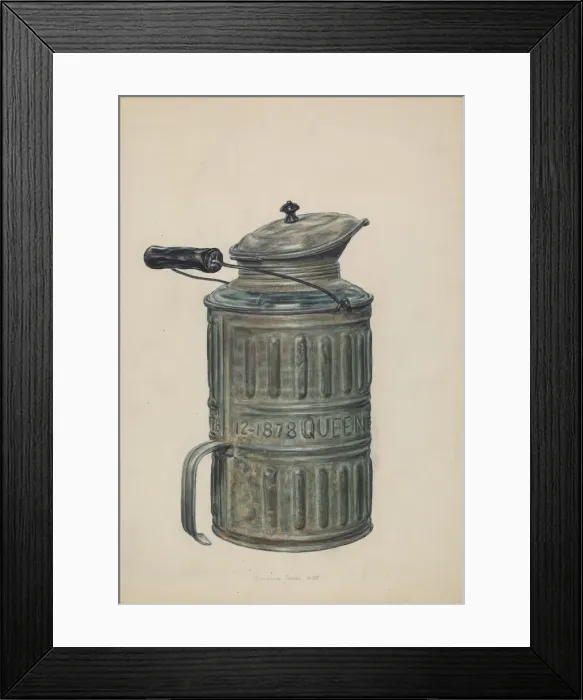 Framed Print : Syrup Container, 1938. Creator: Clarence Secor Framed Print : Syrup Container, 1938. Creator: Clarence Secor