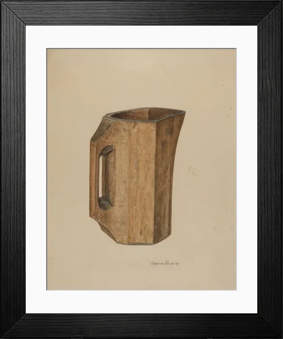 Framed Print : Vinegar Measure, 1939. Creator: Clarence Secor Framed Print : Vinegar Measure, 1939. Creator: Clarence Secor