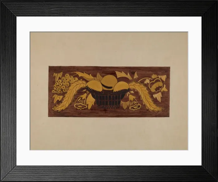 Framed Print : Hitchcock Chair, c. 1940. Creator: Genevieve Sherlock Framed Print : Hitchcock Chair, c. 1940. Creator: Genevieve Sherlock