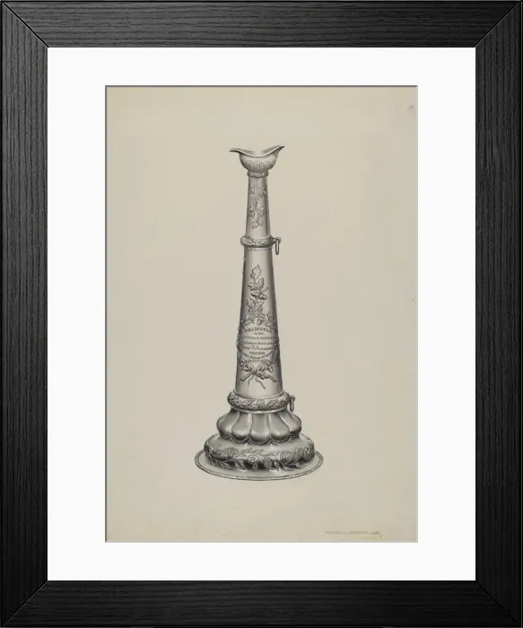 Framed Print : Firemans Trumpet, 1936. Creator: Howard H. Sherman Framed Print : Firemans Trumpet, 1936. Creator: Howard H. Sherman