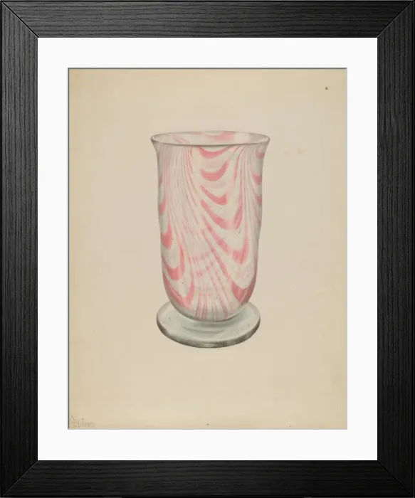 Framed Print : Vase, c. 1940. Creator: Alvin Shiren Framed Print : Vase, c. 1940. Creator: Alvin Shiren