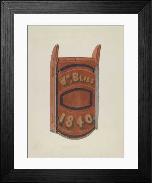 Framed Print : Childs Sled, c. 1937. Creator: Ingrid Selmer-Larsen Framed Print : Childs Sled, c. 1937. Creator: Ingrid Selmer-Larsen