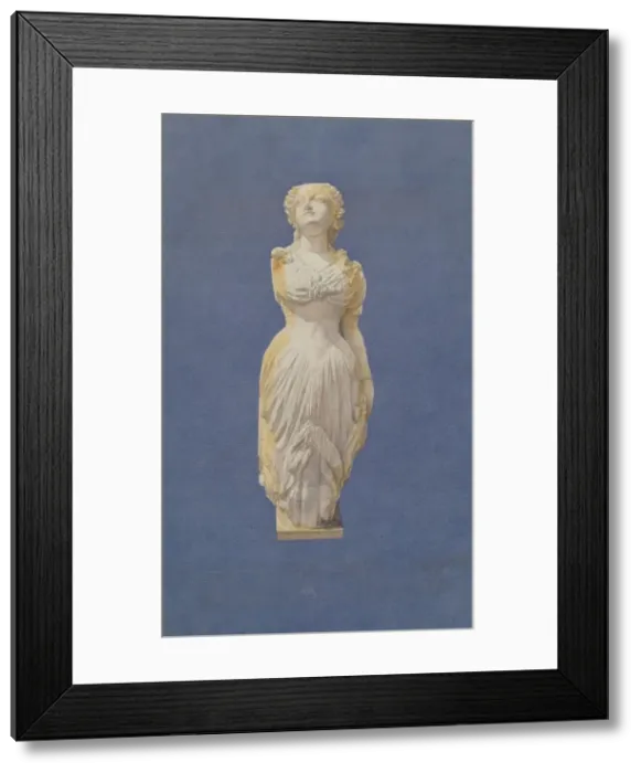 Framed Print : Figurehead Marie, c. 1937. Creator: Ingrid Selmer-Larsen Framed Print : Figurehead Marie, c. 1937. Creator: Ingrid Selmer-Larsen