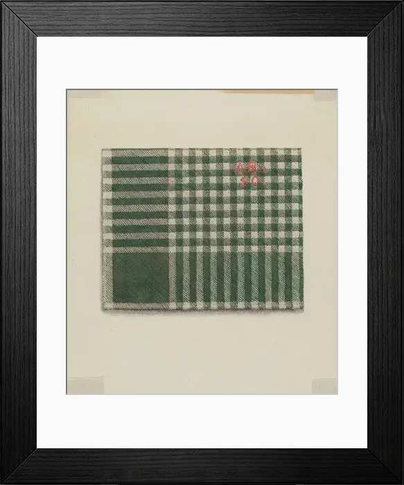 Framed Print : Shaker Kerchief, 1935 / 1942. Creator: Ingrid Selmer-Larsen Framed Print : Shaker Kerchief, 1935 / 1942. Creator: Ingrid Selmer-Larsen