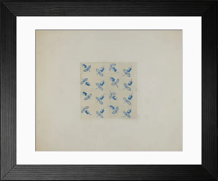 Framed Print : Calico, c. 1941. Creator: Genevieve Sherlock Framed Print : Calico, c. 1941. Creator: Genevieve Sherlock