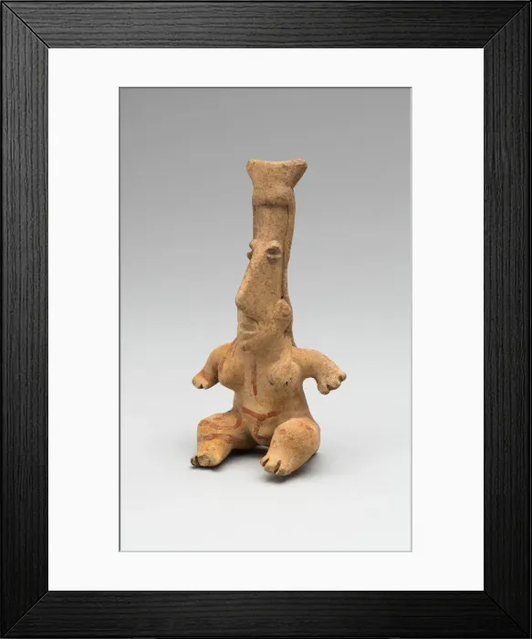Framed Print : Seated Female Figure, c. A. D. 200. Creator: Unknown Framed Print : Seated Female Figure, c. A. D. 200. Creator: Unknown